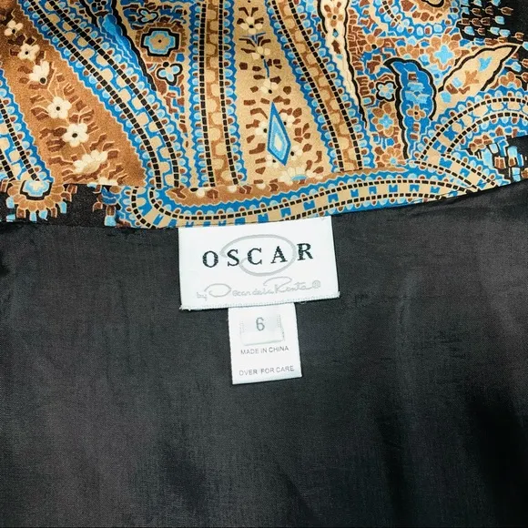OSCAR DE LA RENTA silk skirt