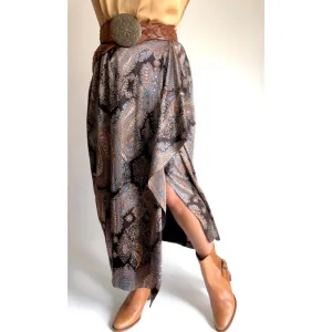 OSCAR DE LA RENTA silk skirt