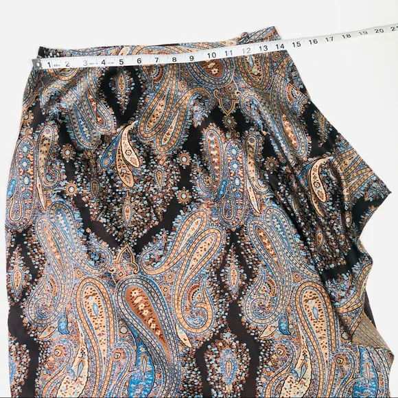 OSCAR DE LA RENTA silk skirt