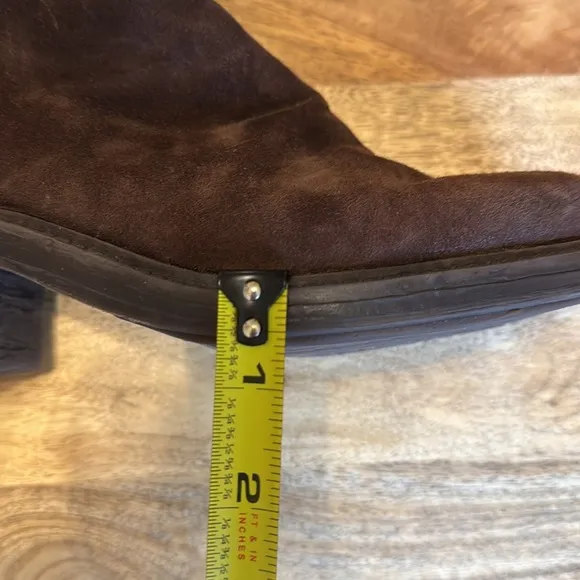 OTBT Women's Fernweh Mid-Shaft Suede Boots - Dark Brown Size 7.5