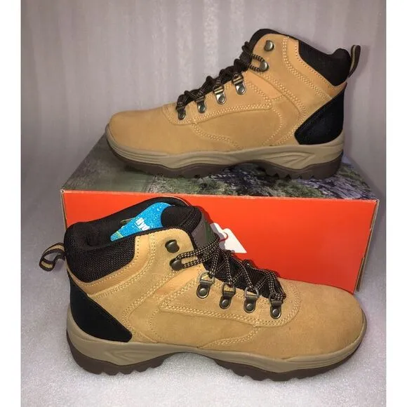 Ozark Trail M OT Free Edge Hiker Suede Wheat Boots Men's Size 7 Waterproof NEW