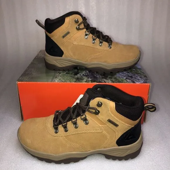 Ozark Trail M OT Free Edge Hiker Suede Wheat Boots Men's Size 7 Waterproof NEW