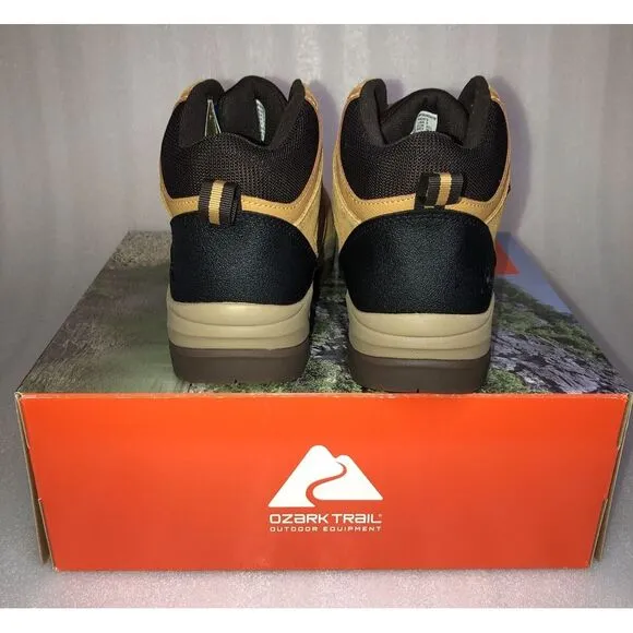 Ozark Trail M OT Free Edge Hiker Suede Wheat Boots Men's Size 7 Waterproof NEW