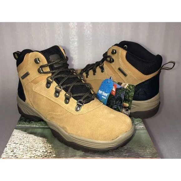 Ozark Trail M OT Free Edge Hiker Suede Wheat Boots Men's Size 7 Waterproof NEW