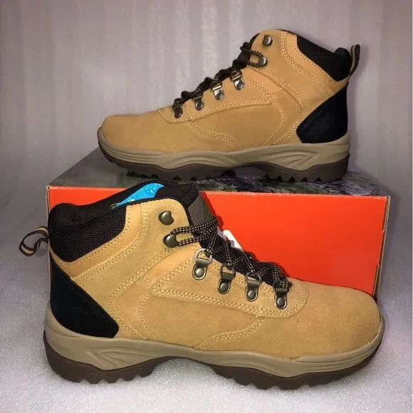 Ozark Trail M OT Free Edge Hiker Suede Wheat Boots Men's Size 7 Waterproof NEW