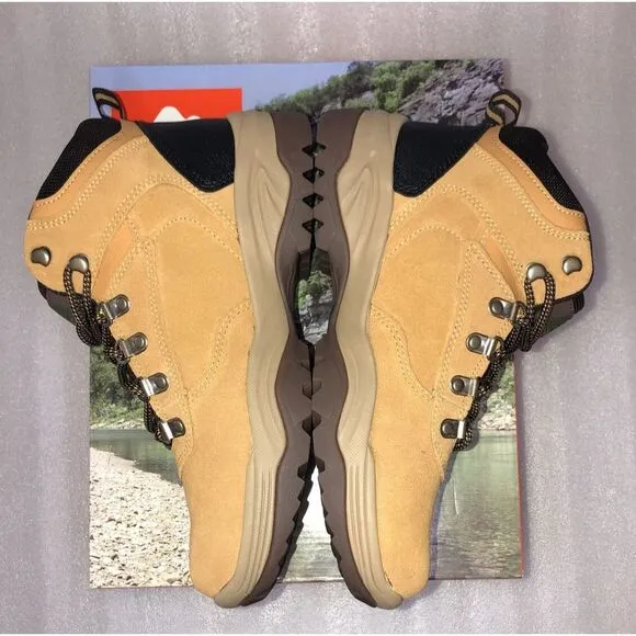Ozark Trail M OT Free Edge Hiker Suede Wheat Boots Men's Size 7 Waterproof NEW