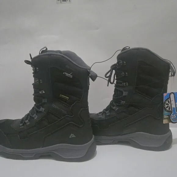 Ozark Trail Men's Premium Hydro Guard Snow Boot Mid Calf Leather Thinsulate Boot