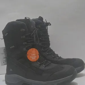 Ozark Trail Men's Premium Hydro Guard Snow Boot Mid Calf Leather Thinsulate Boot