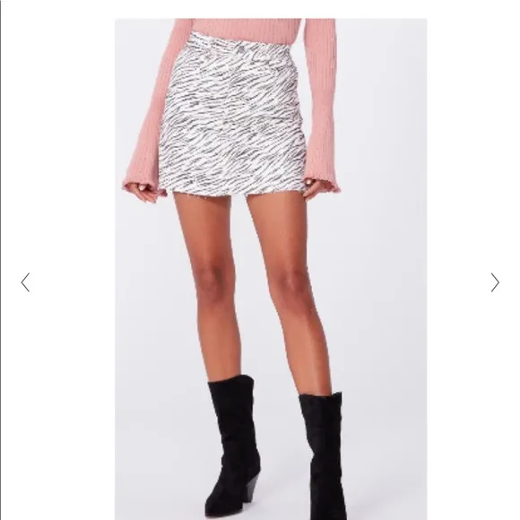 Paige High rise mini skirt