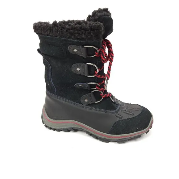 Pajar Canada Alina Black Winter Waterproof Womens Snow Boots Size 9-9.5