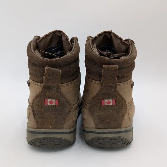 Pajar Canada Genaro Men’s Brown Fur Lined Waterproof Snow Boots Size 9-9.5 EUC