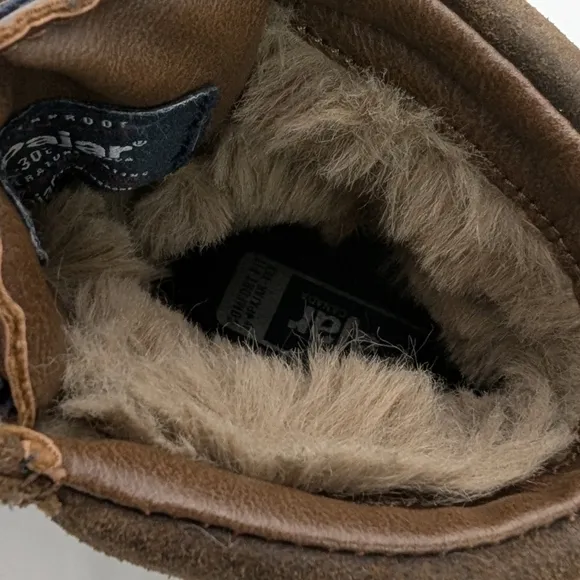 Pajar Canada Genaro Men’s Brown Fur Lined Waterproof Snow Boots Size 9-9.5 EUC