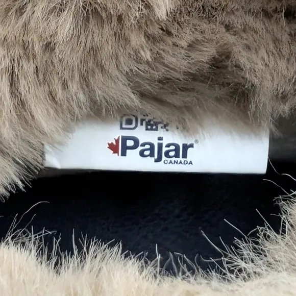 Pajar Canada Genaro Men’s Brown Fur Lined Waterproof Snow Boots Size 9-9.5 EUC