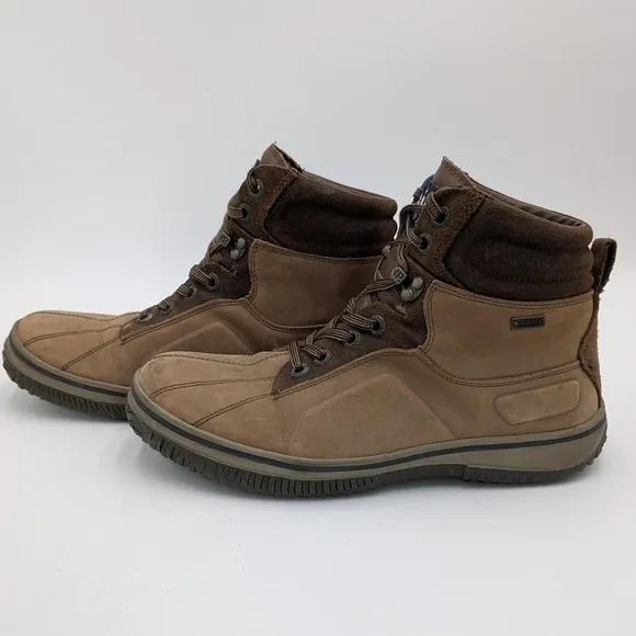 Pajar Canada Genaro Men’s Brown Fur Lined Waterproof Snow Boots Size 9-9.5 EUC