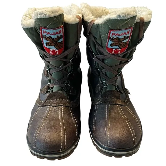Pajar Men’s Trooper Waterproof Lace Up Winter Boots EU 45 US 12-12.5