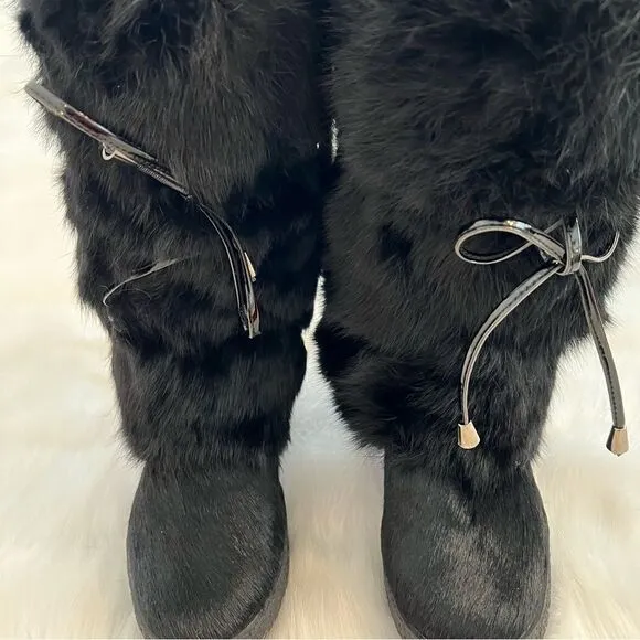 Pajar Juliana Exotic Rabbit Fur Boots (33,34)