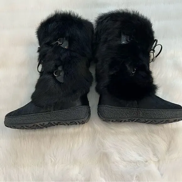 Pajar Juliana Exotic Rabbit Fur Boots (33,34)