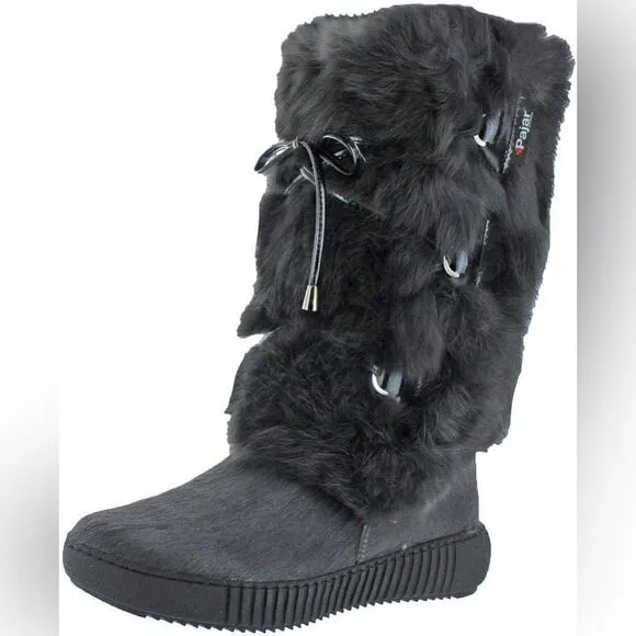 Pajar Juliana Exotic Rabbit Fur Boots (33,34)