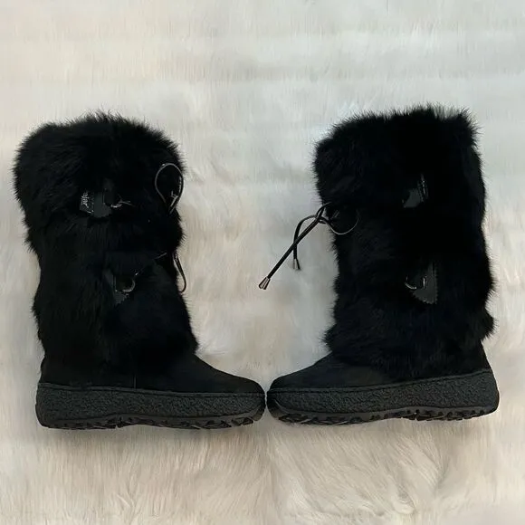 Pajar Juliana Exotic Rabbit Fur Boots (33,34)