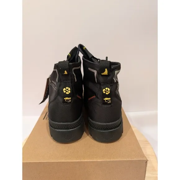 Palladium Pampa Lite Recycled Waterproof Unisex Boots Mens 3.5 Womens 5 Black