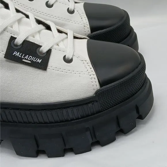 Palladium Revolt Hi TX Combat Boots Women 9 White Chunky Platform Gorpcore