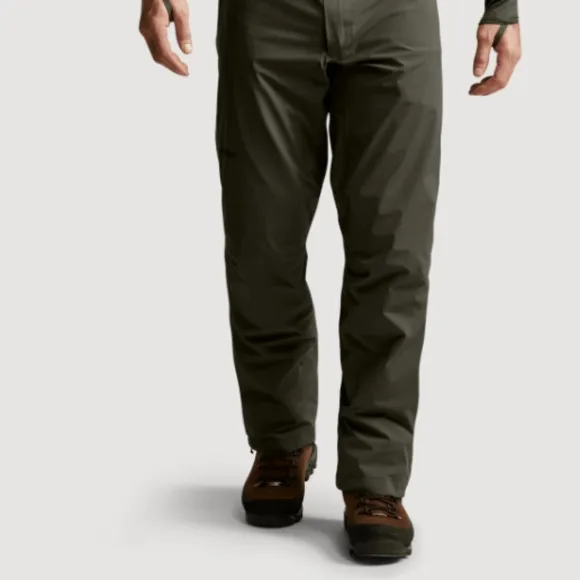 Pant Dew Point zip lock , Color Deep Lichen,GORE-TEX 3-layer with ripstop nylon