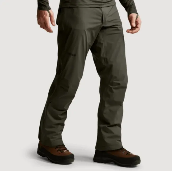 Pant Dew Point zip lock , Color Deep Lichen,GORE-TEX 3-layer with ripstop nylon