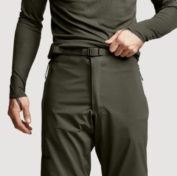 Pant Dew Point zip lock , Color Deep Lichen,GORE-TEX 3-layer with ripstop nylon