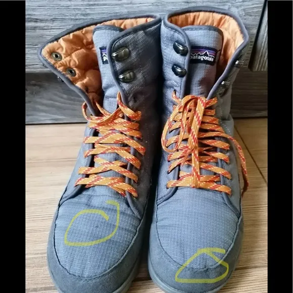 Patagonia GORETEX Activist Boots 7 grey insulated high tops