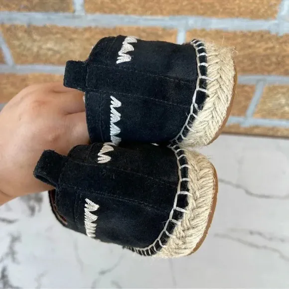 Patricia Nash Eva Black espadrille shoes 9.5