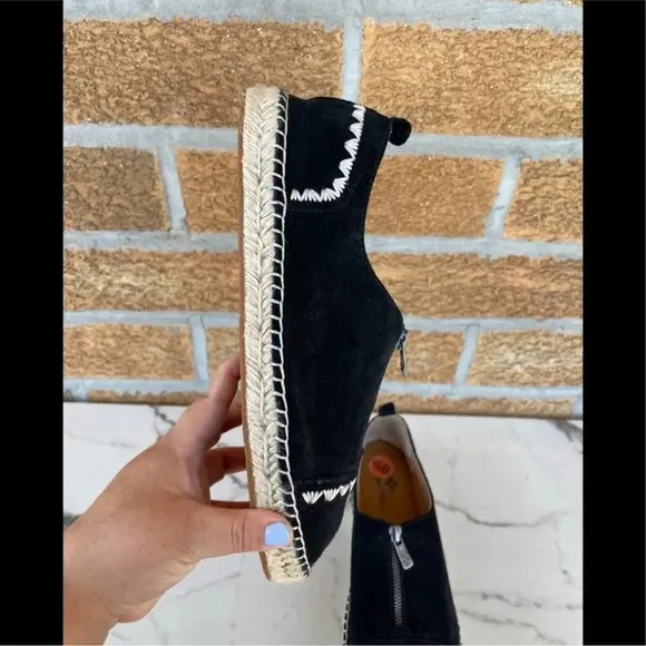 Patricia Nash Eva Black espadrille shoes 9.5