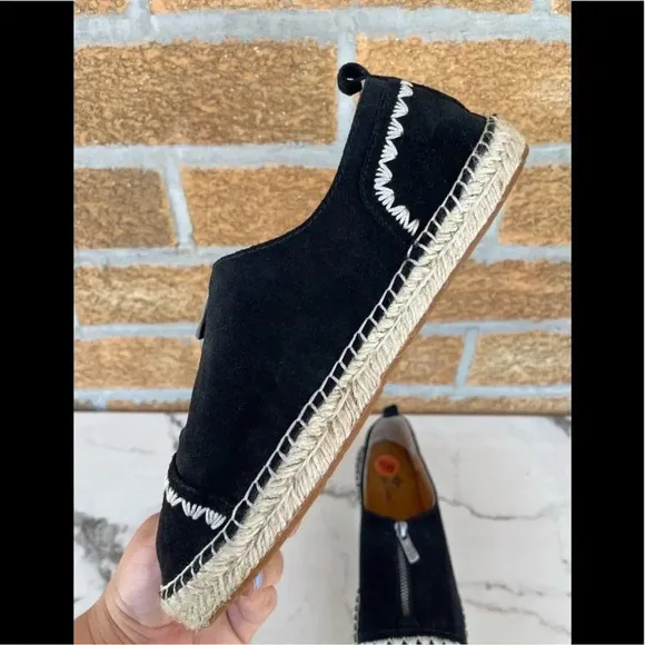 Patricia Nash Eva Black espadrille shoes 9.5