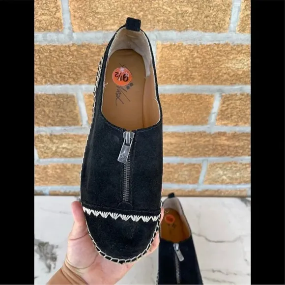 Patricia Nash Eva Black espadrille shoes 9.5