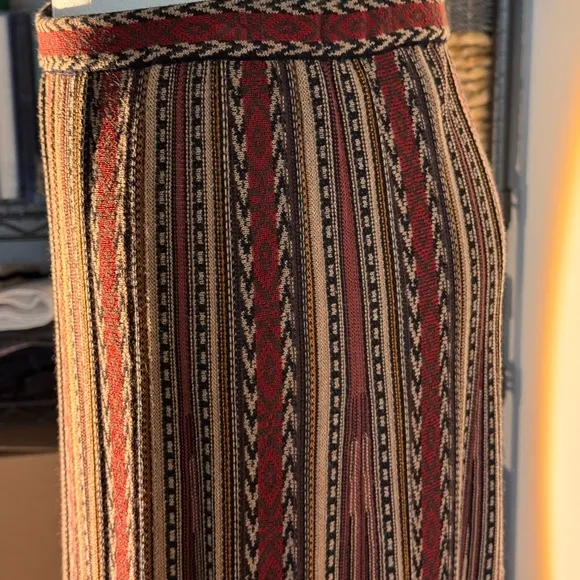 Peruvian Connection, Samaranda A-Line Skirt, Multi, Size S