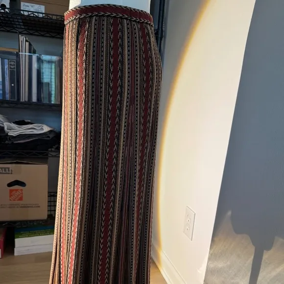 Peruvian Connection, Samaranda A-Line Skirt, Multi, Size S