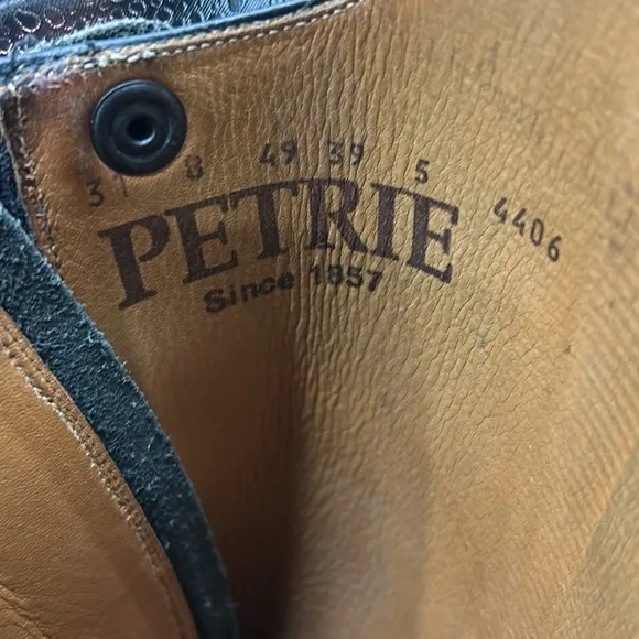 Petrie Dressage Riding Boots womens 31 8 49 39 5 4406 Black EUC