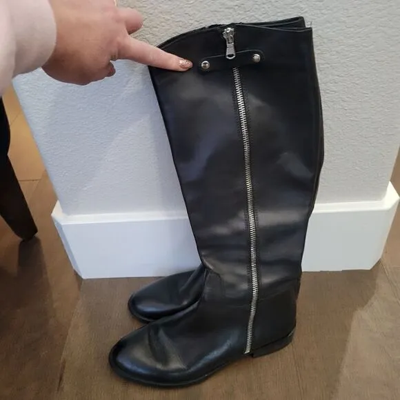 Phisique de Femme leather riding boots 38 8