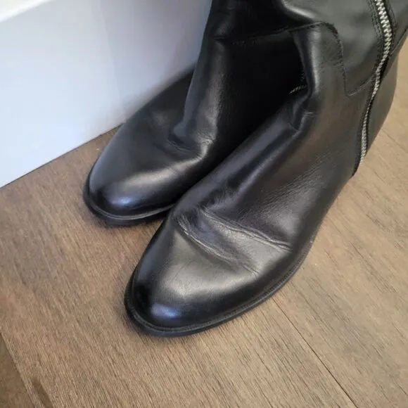 Phisique de Femme leather riding boots 38 8