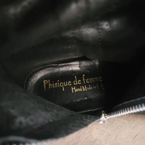 Phisique de Femme leather riding boots 38 8