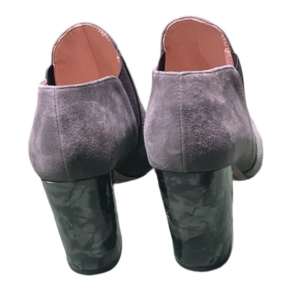Phoebe women’s Grey Suede Ankle &amp; Bootie Boots Size 7.