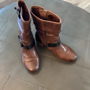 Pikolino Brown Leather Slouch Boots Size 6