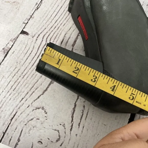 Pikolinos Boots Womens Size 11 Connelly W3E-7609c1 Lead Gray Block‎ Heel Tie