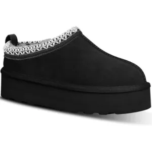 Platform Mini Ankle Boots Short Fur Fleece Lined House Women's Slippers