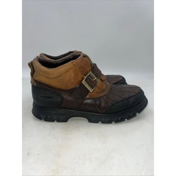 Polo Ralph Lauren Boots Mens 8.5 Dover III Leather Duck Boots