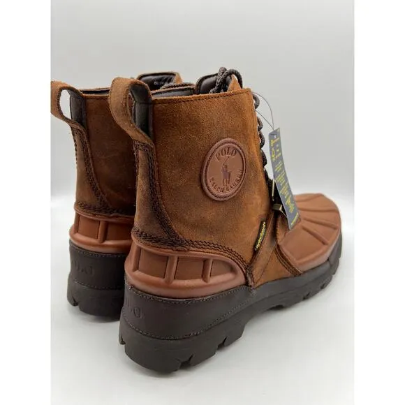 Polo Ralph Lauren Oslo High Waterproof Leather Suede Boots Men's Size 11.5D.