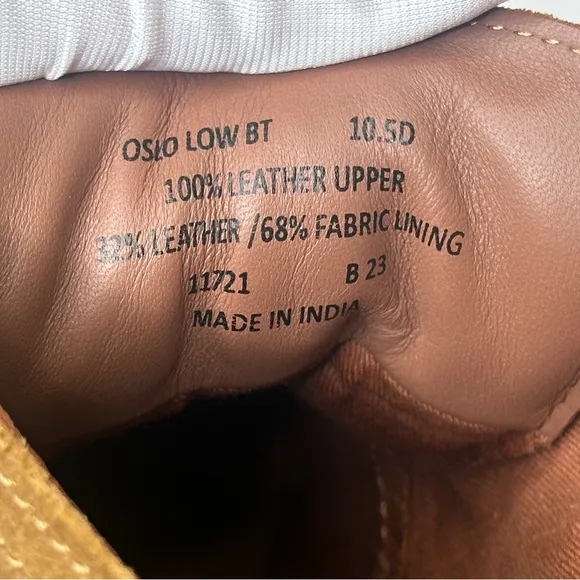 POLO RALPH LAUREN 'Oslo Low BT' Mens Boots Brown Waterproof Duck Size 10.5D NEW!