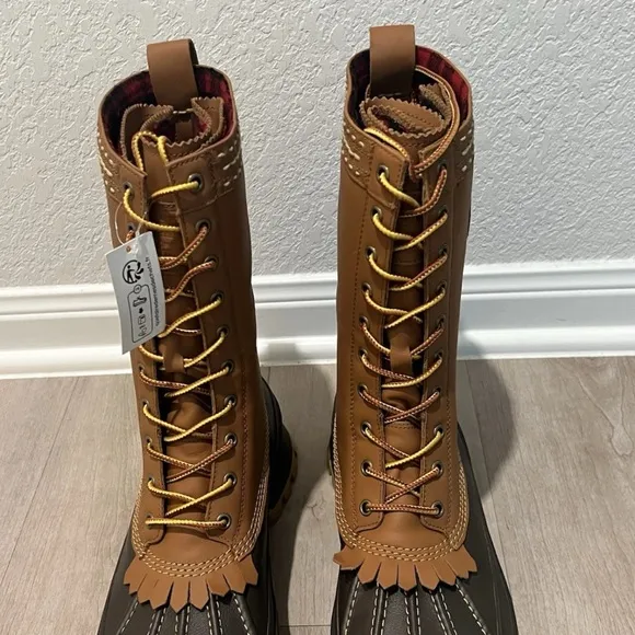 Polo RL Guide Logan Leather Vibram Soles Duck Hunting Boots NWT