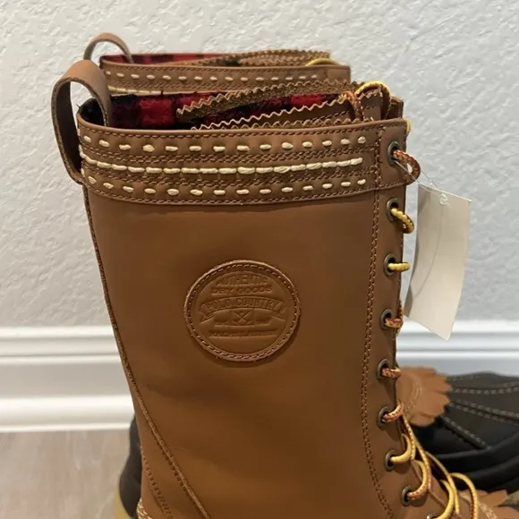 Polo RL Guide Logan Leather Vibram Soles Duck Hunting Boots NWT