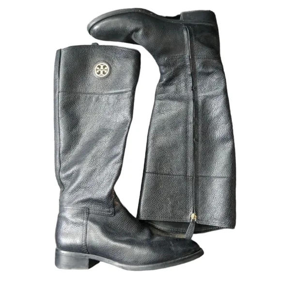 Preloved Tory Burch Leather Riding Boots