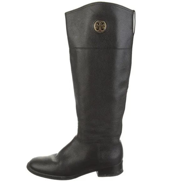 Preloved Tory Burch Leather Riding Boots